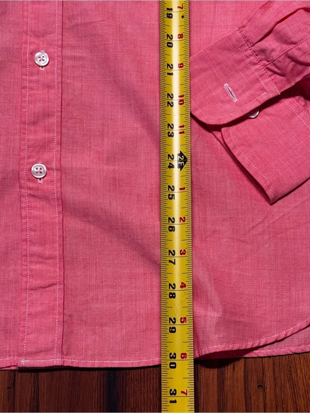 J. Crew Men’s Casual Button-Down Shirt in Coral Pink